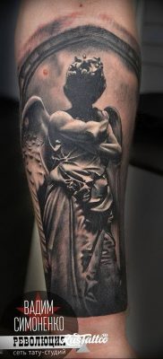Photo tattoo angel от 08.09.2018 №161 – drawing example – tattoovalue.net