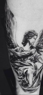 Photo tattoo angel от 08.09.2018 №189 – drawing example – tattoovalue.net
