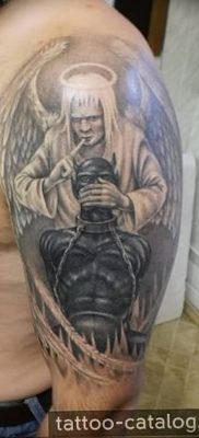 Photo tattoo angel от 08.09.2018 №195 – drawing example – tattoovalue.net