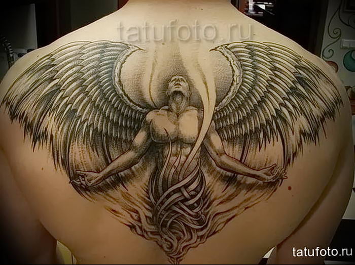 Photo tattoo angel от 08.09.2018 №224 - drawing example - tattoovalue.net