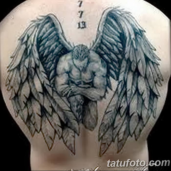 Photo tattoo angel от 08.09.2018 №249 - drawing example - tattoovalue.net