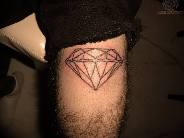 Photo tattoo diamond от  №168 - drawing example   