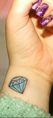 Photo tattoo diamond от 08.09.2018 №009 – drawing example – tattoovalue.net
