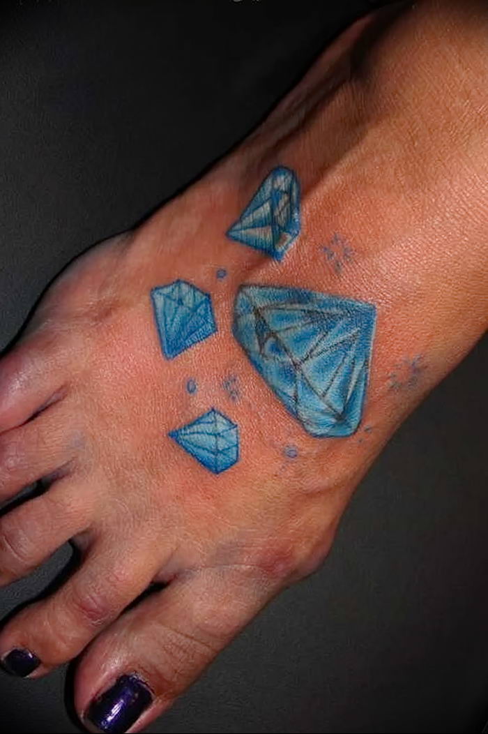 Photo tattoo diamond от 08.09.2018 №141 - drawing example - tattoovalue.net