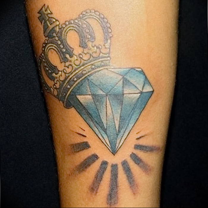 Photo tattoo diamond от 08.09.2018 №143 - drawing example - tattoovalue.net