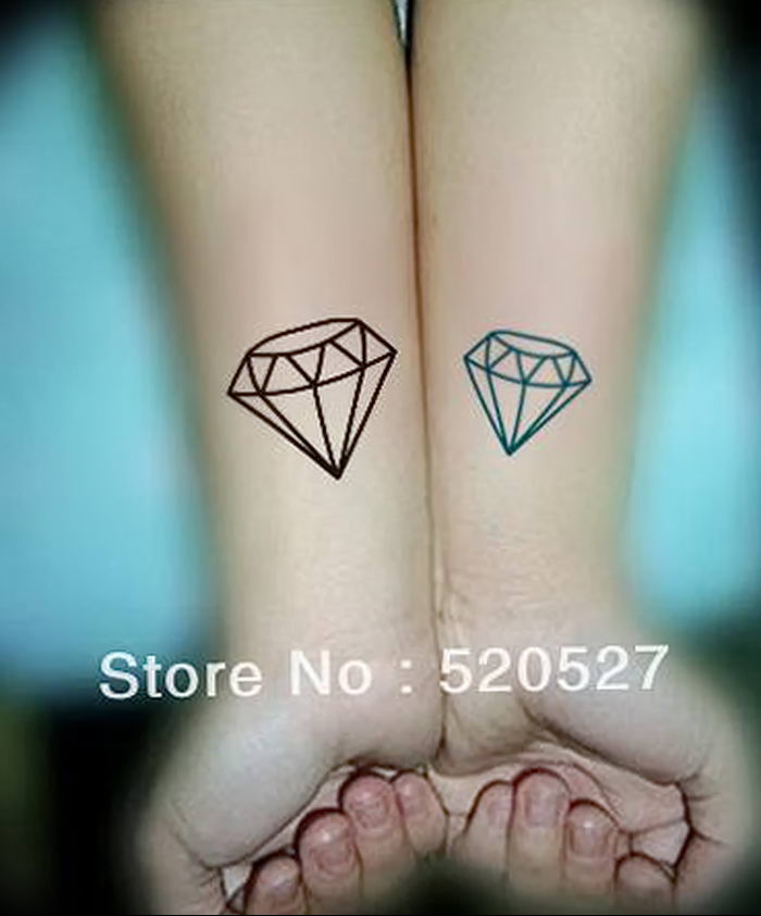 Photo tattoo diamond от 08.09.2018 №148 - drawing example - tattoovalue.net