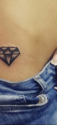 Photo tattoo diamond от 08.09.2018 №192 – drawing example – tattoovalue.net