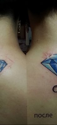 Photo tattoo diamond от 08.09.2018 №210 – drawing example – tattoovalue.net
