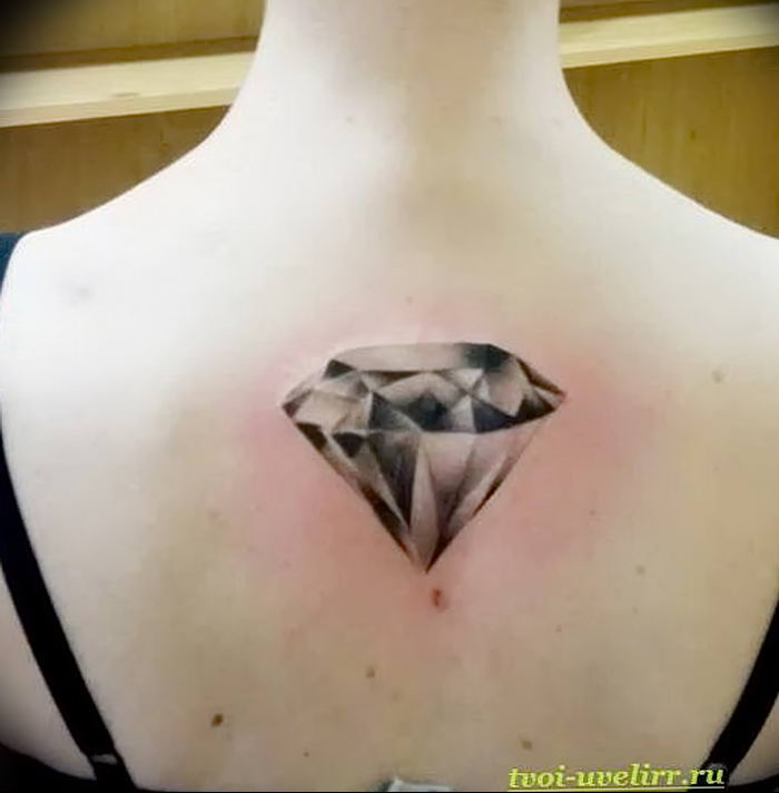 Photo tattoo diamond от 08.09.2018 №223 - drawing example - tattoovalue.net