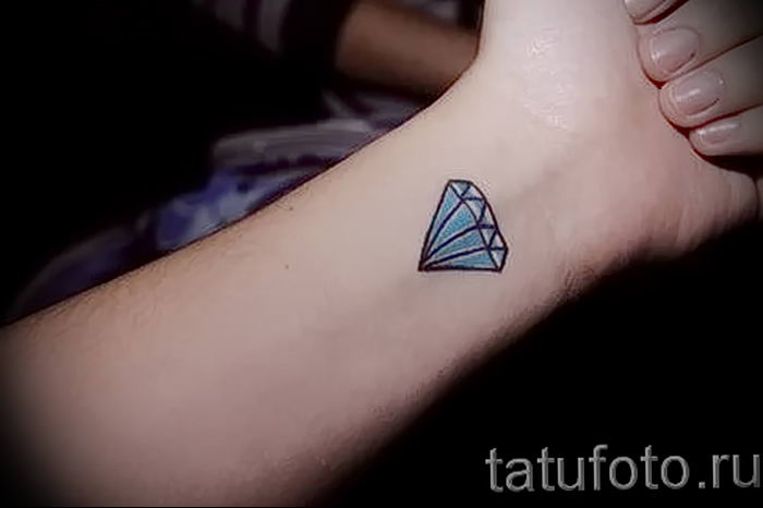 Photo tattoo diamond от 08.09.2018 №230 - drawing example - tattoovalue.net