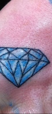 Photo tattoo diamond от 08.09.2018 №240 – drawing example – tattoovalue.net