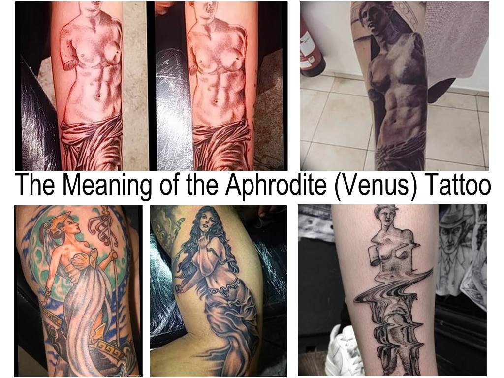 The Meaning of the Aphrodite (Venus) Tattoo - collection of ready tattoo drawings on the photo
