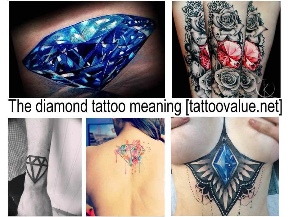 The diamond tattoo meaning history, photo drawings, sketches, facts