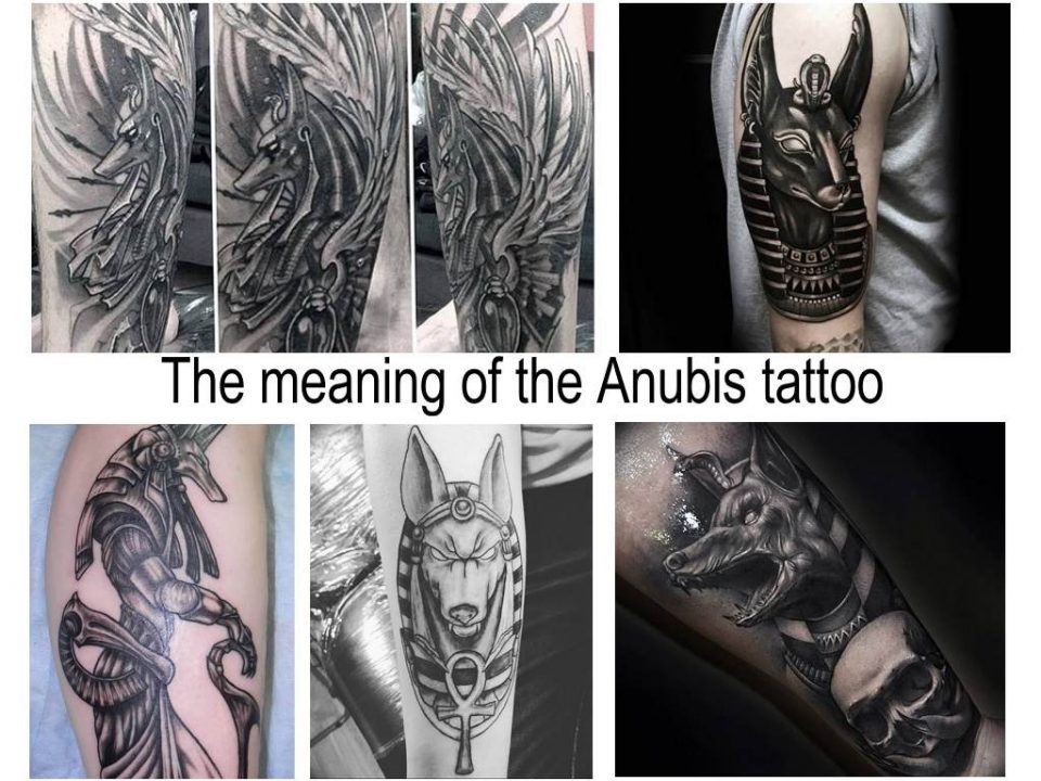 The meaning of the Anubis tattoo history, photo drawings, sketches