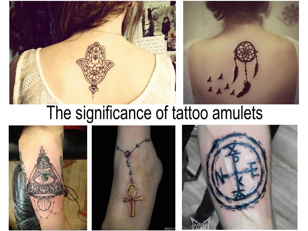 The significance of tattoo amulets - original tattoo drawings on photos