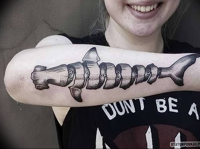 Hammerhead Shark Swimming with  Marcus Hammer Tattoo  Facebook