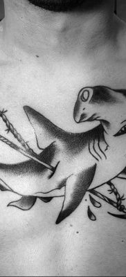 photo hammerhead s от 26.09.2018 №104 – drawing of the predator of the seas – tattoovalue.net