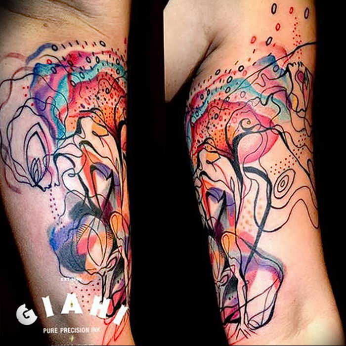 photo tattoo Abstraction от 10.09.2018 №057 - example of drawing a tattoo - tattoovalue.net