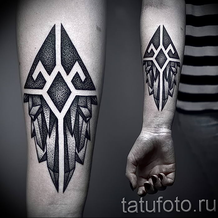 photo tattoo Abstraction от 10.09.2018 №114 - example of drawing a tattoo - tattoovalue.net