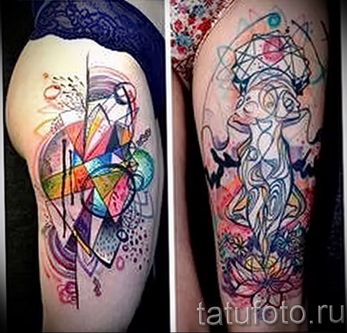 photo tattoo Abstraction от 10.09.2018 №122 - example of drawing a tattoo - tattoovalue.net