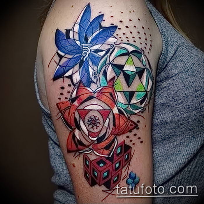 photo tattoo Abstraction от 10.09.2018 №129 - example of drawing a tattoo - tattoovalue.net