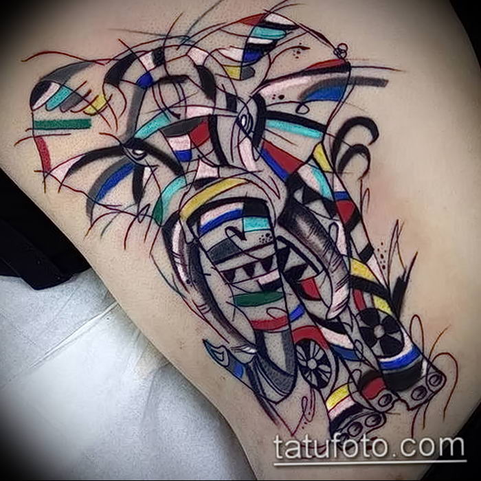 photo tattoo Abstraction от 10.09.2018 №130 - example of drawing a tattoo - tattoovalue.net