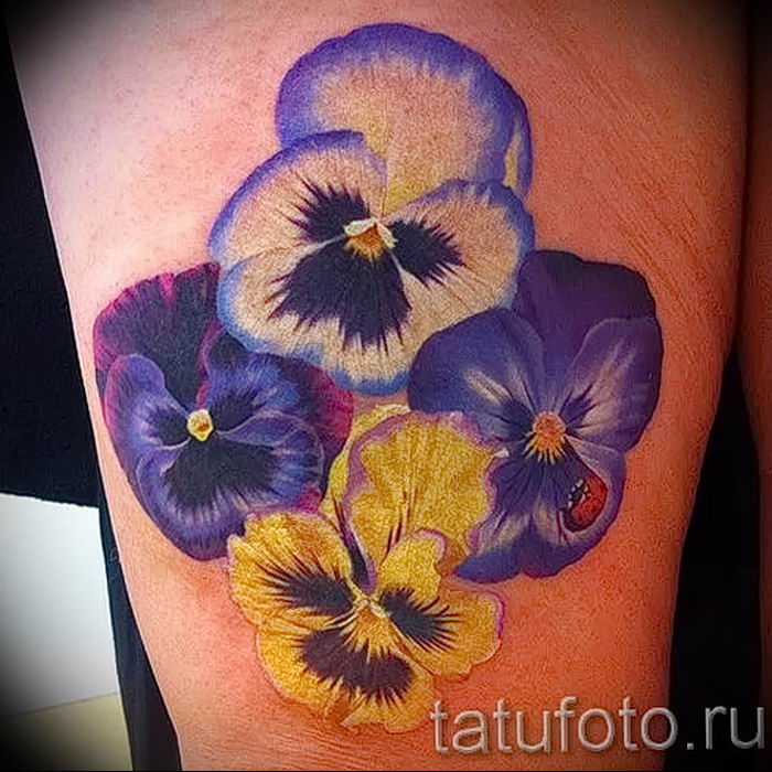 80 Best Pansy Flower Tattoo Designs  Meaning and Ideas