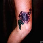 photo tattoo Pansies от 10.09.2018 №024 - example of drawing a tattoo - tattoovalue.net