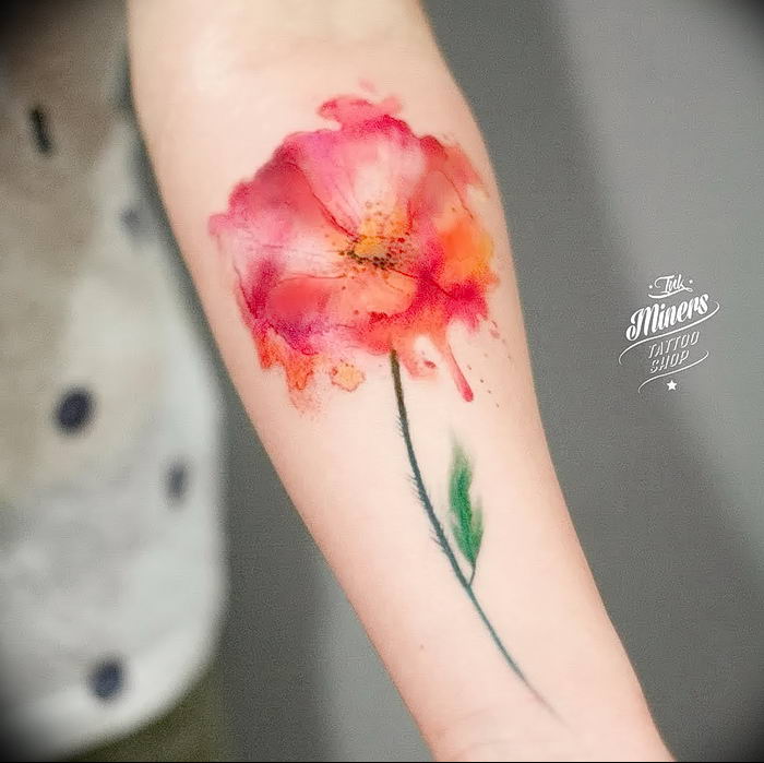 photo tattoo Pansies от 10.09.2018 №046 - example of drawing a tattoo - tattoovalue.net