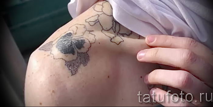 photo tattoo Pansies от 10.09.2018 №052 - example of drawing a tattoo - tattoovalue.net