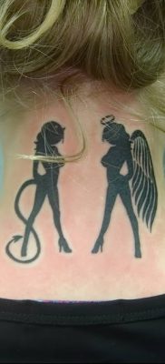 foto tatovering engel og dæmon 0 tattoovalue.net
