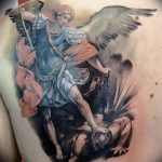  foto tatuaggio angelo e demone от 05.09.2018 №036-1-tattoovalue.net