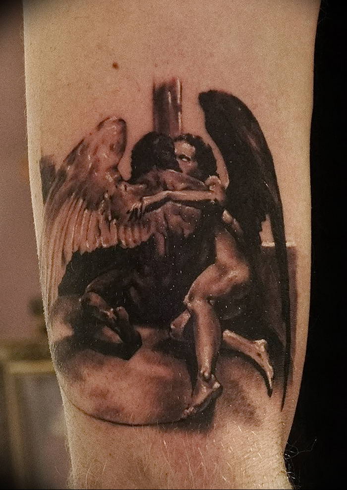 photo tattoo angel and demon от 05.09.2018 №015 - 1 - tattoovalue.net
