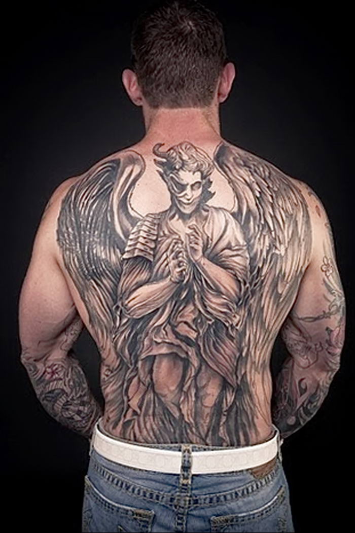 photo tattoo angel and demon от 05.09.2018 №022 - 1 - tattoovalue.net