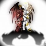 photo tattoo angel and demon от 05.09.2018 №038 - 1 - tattoovalue.net