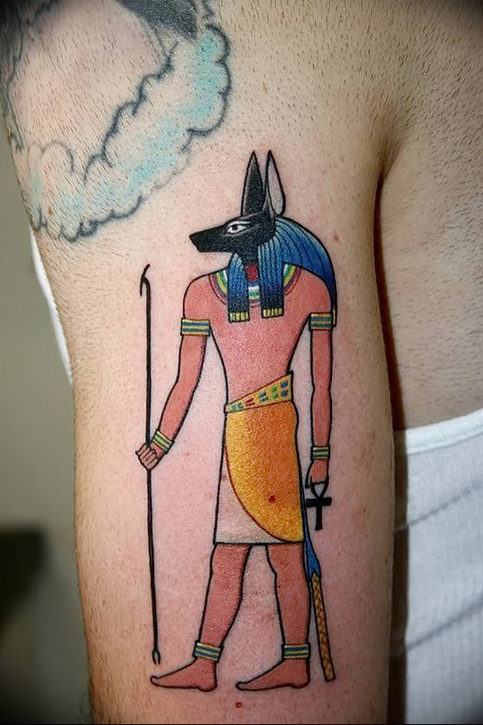 photo tattoo anubis от 25.09.2018 №056 - drawing - egyptian god figure - tattoovalue.net