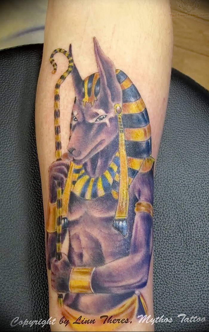 photo tattoo anubis от 25.09.2018 №076 - drawing - egyptian god figure - tattoovalue.net