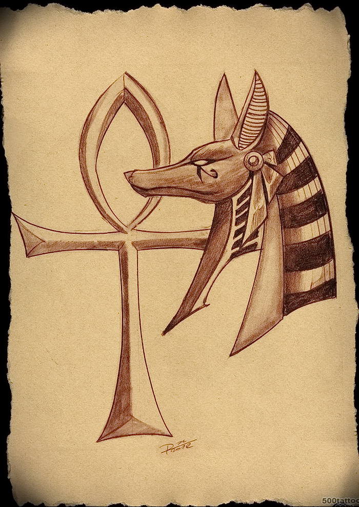 photo tattoo anubis от 25.09.2018 №087 - drawing - egyptian god figure - tattoovalue.net