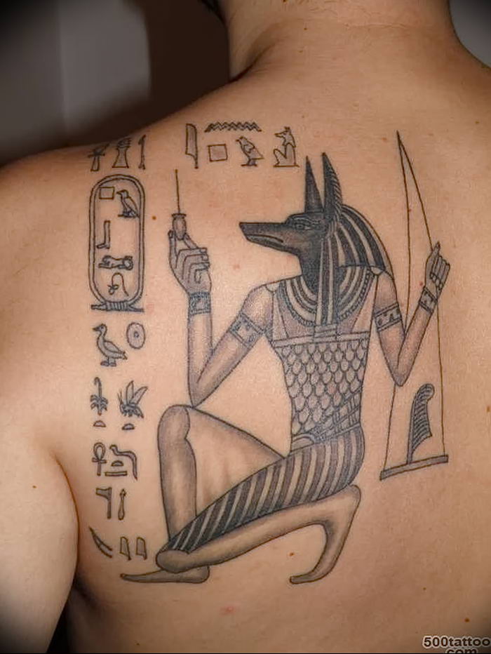 photo tattoo anubis от 25.09.2018 №093 - drawing - egyptian god figure - tattoovalue.net