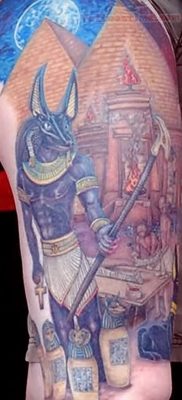 photo tattoo anubis от 25.09.2018 №110 – drawing – egyptian god figure – tattoovalue.net
