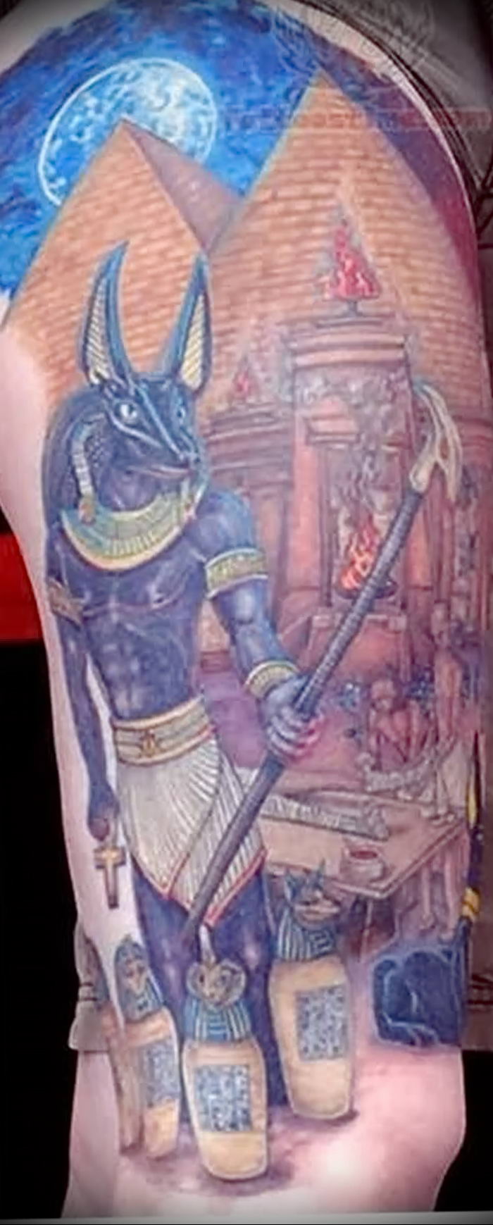 photo tattoo anubis от 25.09.2018 №110 - drawing - egyptian god figure - tattoovalue.net