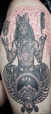 photo tattoo anubis от 25.09.2018 №120 – drawing – egyptian god figure – tattoovalue.net