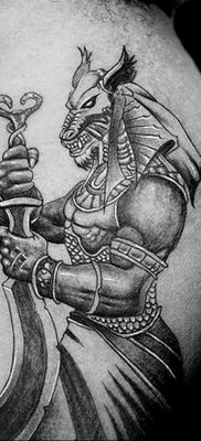 photo tattoo anubis от 25.09.2018 №137 – drawing – egyptian god figure – tattoovalue.net