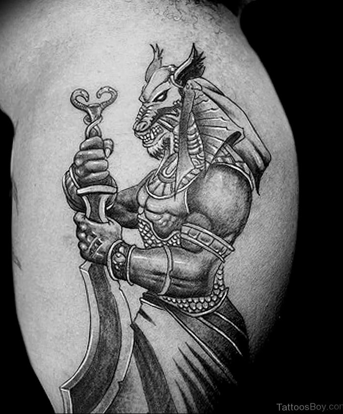 photo tattoo anubis от 25.09.2018 №137 - drawing - egyptian god figure - tattoovalue.net