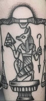photo tattoo anubis от 25.09.2018 №157 – drawing – egyptian god figure – tattoovalue.net