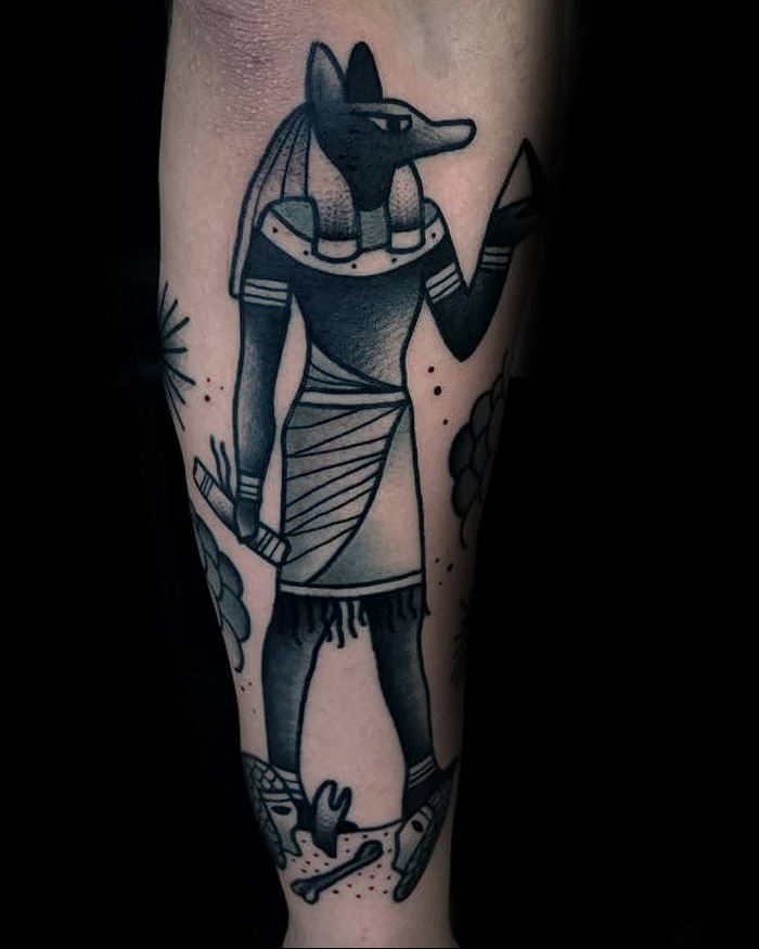 photo tattoo anubis от 25.09.2018 №163 - drawing - egyptian god figure - tattoovalue.net