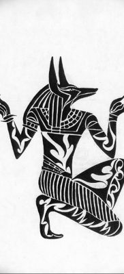 photo tattoo anubis от 25.09.2018 №168 – drawing – egyptian god figure – tattoovalue.net