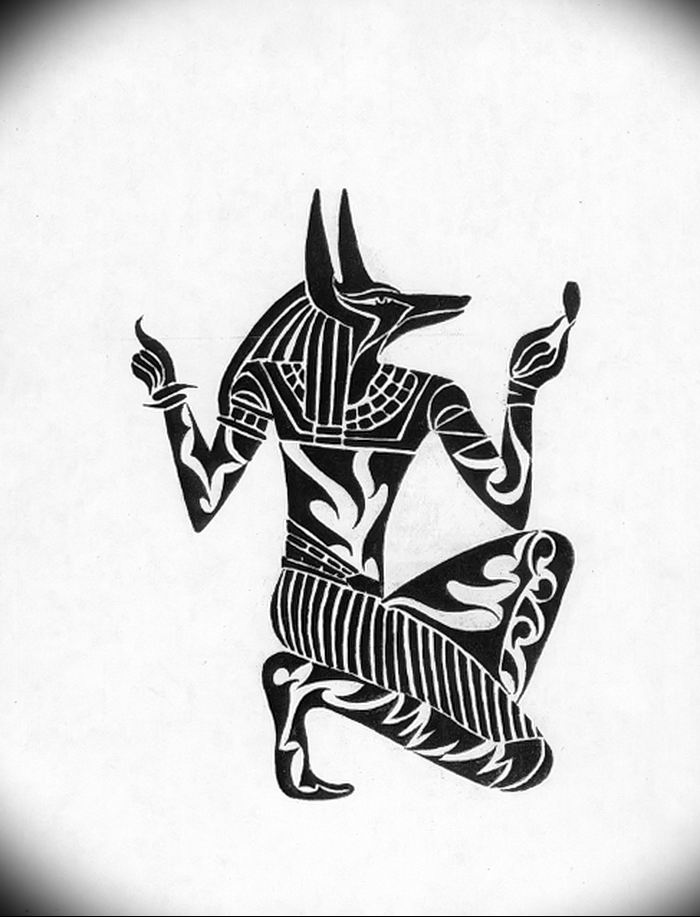 photo tattoo anubis от 25.09.2018 №168 - drawing - egyptian god figure - tattoovalue.net