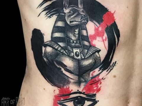 photo tattoo anubis от 25.09.2018 №225 - drawing - egyptian god figure - tattoovalue.net