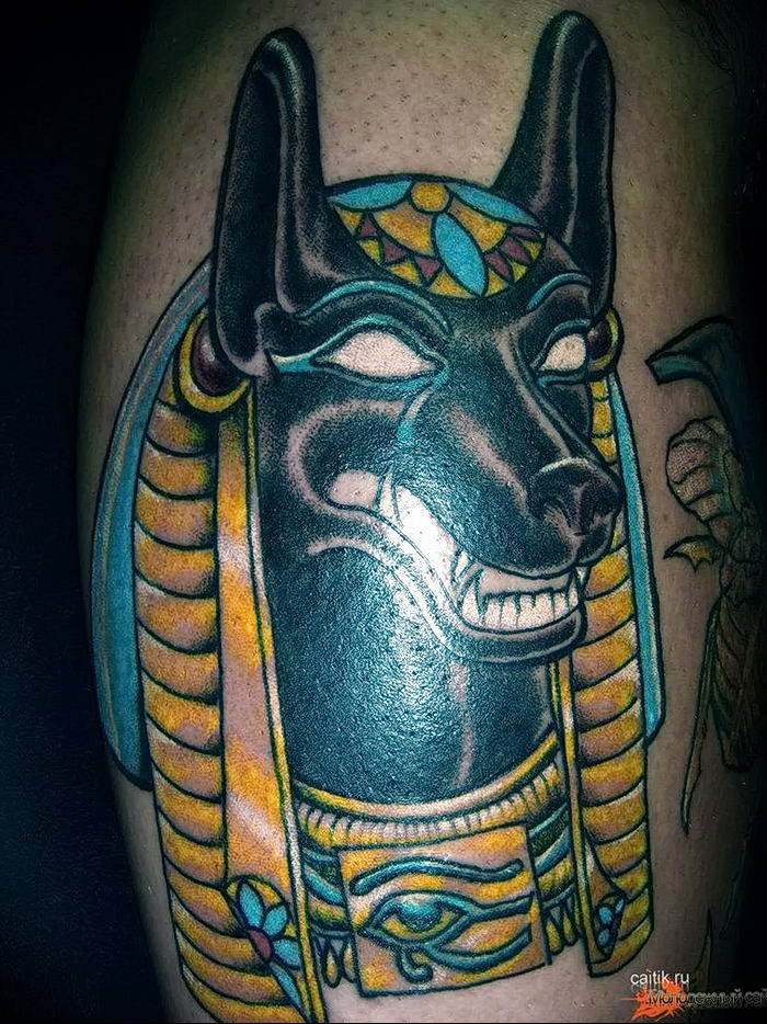 photo tattoo anubis от 25.09.2018 №243 - drawing - egyptian god figure - tattoovalue.net